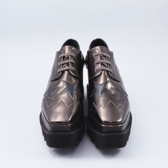 Stella McCartney Shoes - Stella McCartney Bronze Elyse Star Platform